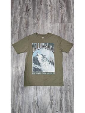 Yellowstone National Park Kids T-Shirt Size S 6-7 Graphic Tee